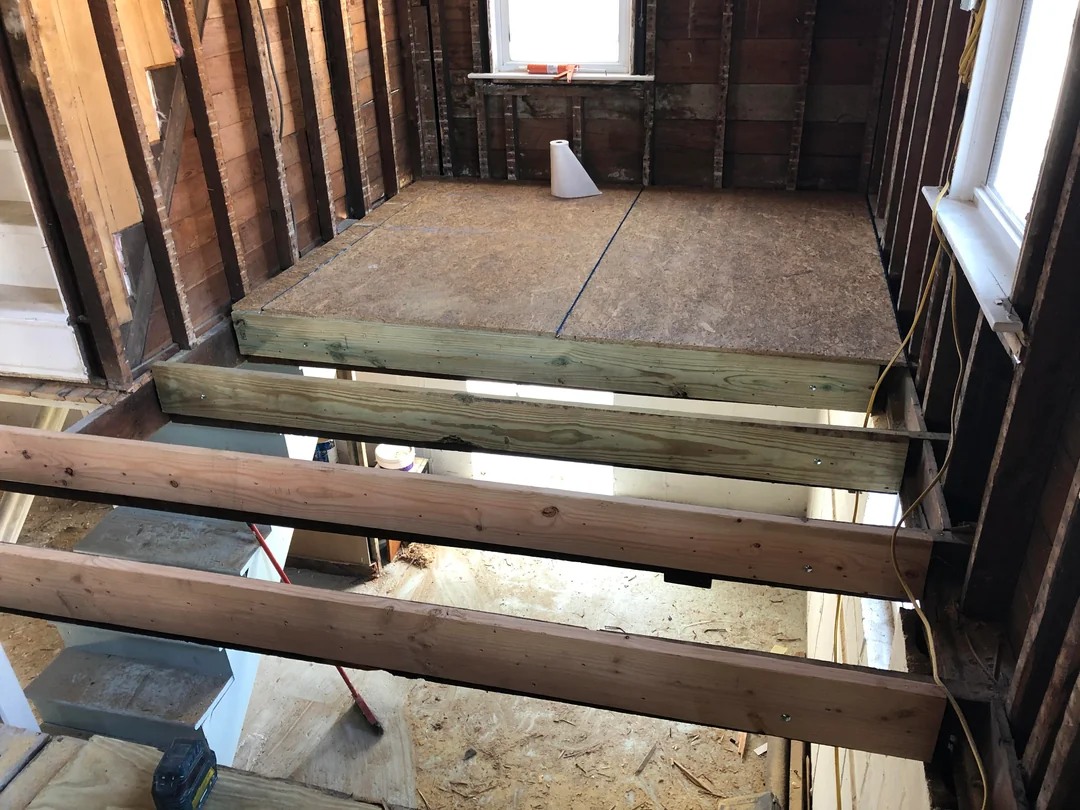 building code for sistering joists